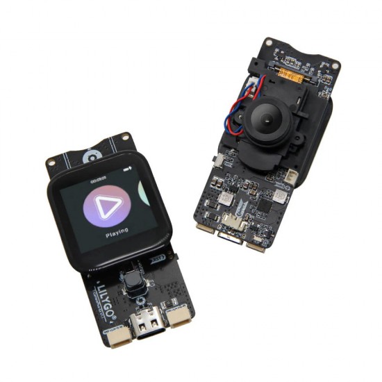 LILYGO T-Camera Plus S3 ESP32-S3 + OV5640 Camera Module Development Board With 1.3inch Capacitive Touch LCD Display (H703-01)