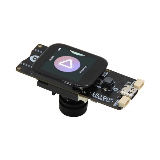 LILYGO T-Camera Plus S3 ESP32-S3 + OV5640 Camera Module Development Board With 1.3inch Capacitive Touch LCD Display (H703-01)