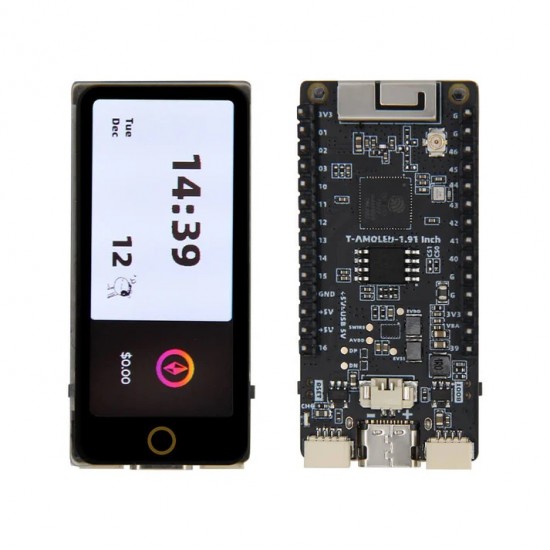 LILYGO T-Display S3 AMOLED Touch With 1.91inch AMOLED Screen Display Module - Solder Version (H705)