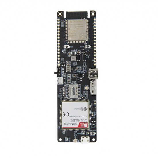 LILYGO T-SIM7670G S3 LTE Cat1 Module ESP32-WROOM-1 Chip WiFi Bluetooth 18560 Battery Holder Solar Charge Development Board (H707)