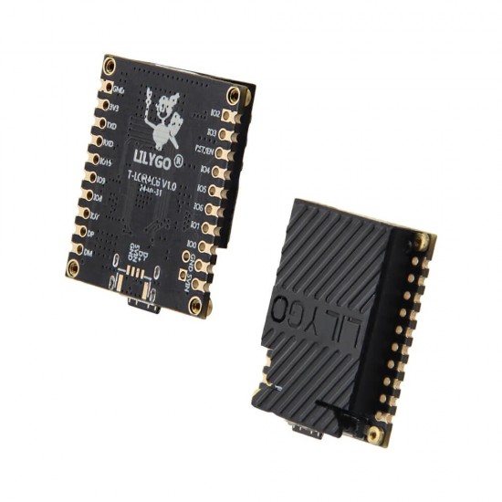 LILYGO T-Lora C6 ESP32-C6 + SX1262 LoRa 915MHz WiFi, Bluetooth & Thread/Zigbee Wireless Module Development Board (H725-01)