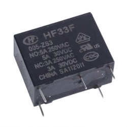 Hongfa HF33F/005-Z3 5V 3A PCB Mount Miniature Relay Hongfa HF33F/005-Z3 5V 3A PCB Mount Miniature Relay