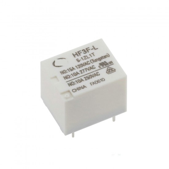 Hongfa HF3F-L/12-1ZL1T 12V 10A PCB Mount Miniature Relay Hongfa HF3F-L/12-1ZL1T 12V 10A PCB Mount Miniature Relay