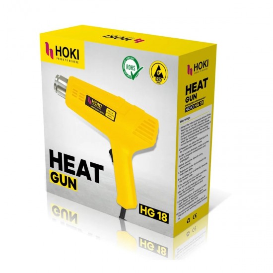 HG18 1800W Dual Temperature Hot Air Gun