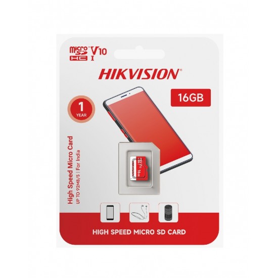 Hikvision 16GB Class10 Micro SD Card