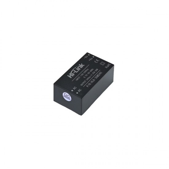 Hi-Link HLK-30M24C 30W Isolated AC-DC Power Supply Module | 85–265VAC to 24V 1.25A DC Hi-Link HLK-30M24C 30W Isolated AC-DC Power Supply Module | 85–265VAC to 24V 1.25A DC