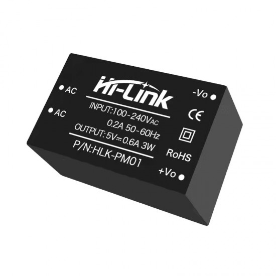 Hi-Link HLK-PM01 5V 3W Isolated AC to DC Switch Power Supply Module