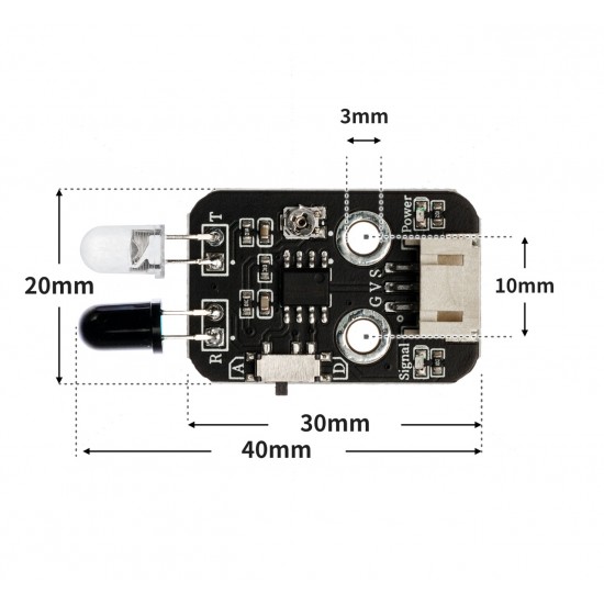 HS-S02P Infrared Obstacle Avoidance Sensor Module HS-S02P Infrared Obstacle Avoidance Sensor Module
