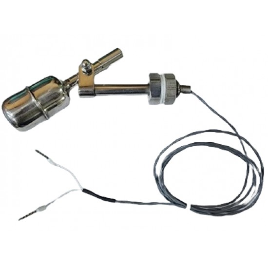 HT09 Stainless Steel Side Mount Magnetic Float Switch - 50W - Normally Open - 1 Meter Wire Length