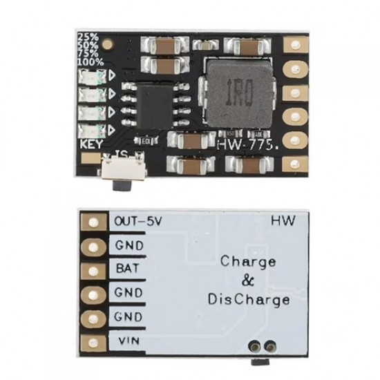HW-775 2A 5V Li-ion Battery Charger Module Charging Board - 4.65V-5.5V Input Support HW-775 2A 5V Li-ion Battery Charger Module Charging Board - 4.65V-5.5V Input Support