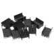 22mm Aluminium Heat Sink With Pin (1510 Series) - For TO220 Package - Black