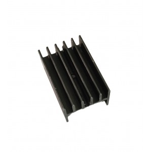 Heat Sink PI48 35mm For TO220 Package - Black Heat Sink PI48 35mm For TO220 Package - Black