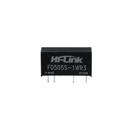 Hi-Link F0505S-1WR3 5V to 5V 1W Isolated DC-DC Power Supply Module - SIP-4