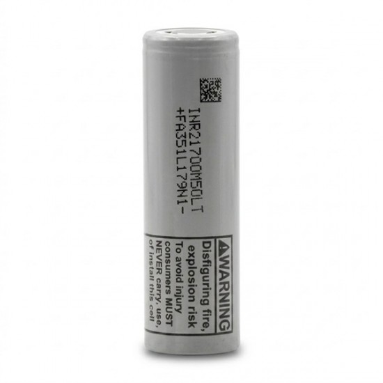 INR21700 M50LT 3.6V 5000mAh Li-ion Discharge (14A) Rechargeable Battery Cell INR21700 M50LT 3.6V 5000mAh Li-ion Discharge (14A) Rechargeable Battery Cell