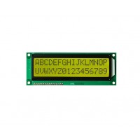 JHD162G 16x2 Big Jumbo Character LCD Display Yellow/Green Backlight 