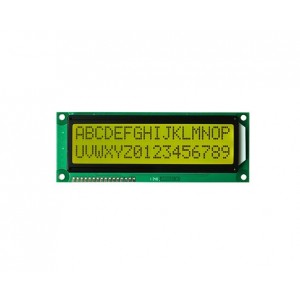 JHD162G 16x2 Big Jumbo Character LCD Display Yellow/Green Backlight JHD162G 16x2 Big Jumbo Character LCD Display Yellow/Green Backlight