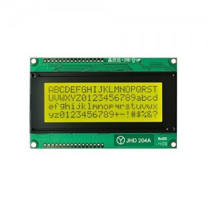 JHD629-204A 20x4 LCD - Y/G Background