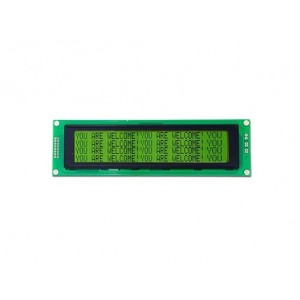 JHD JHD404A-4 40x4 Character LCD Display – Yellow/Green Background JHD JHD404A-4 40x4 Character LCD Display – Yellow/Green Background