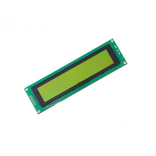 JHD JHD404A-4 40x4 Character LCD Display – Yellow/Green Background