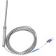 K Type Thermocouple Temperature Sensor Probe M12 Thread 2 Meter Cable 0–400°C Stainless Steel Braided | Industrial Temperature Sensor