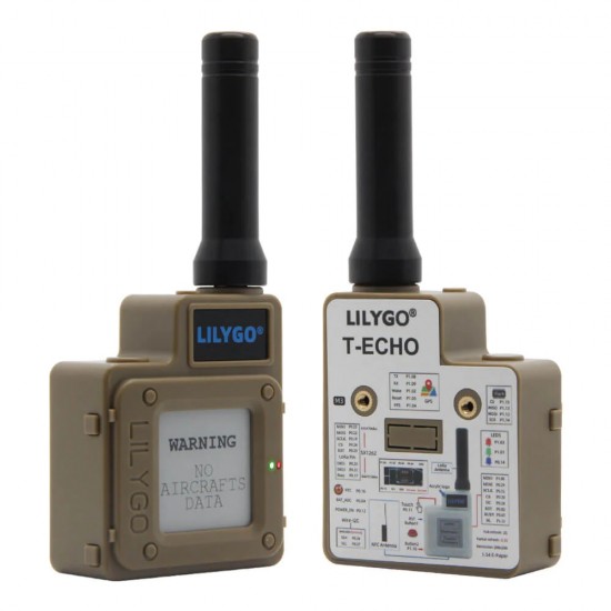 LILYGO T-Echo Meshtastic NRF52840 868MHz LoRa SX1262 WiFi Bluetooth Wireless Module - Brown (K159)