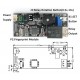 GROW K261+R557 DC12V Realy Output Low Power Consumption Fingerprint Identification Ring Indicator Light Access Control Board