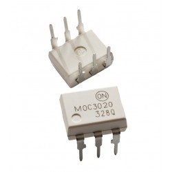 K3020P / MOC3020P Optocoupler, Phototriac Output, 5.3 kV, Non-Zero Crossing - DIP-6