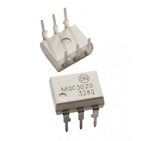 K3020P / MOC3020P Optocoupler, Phototriac Output, 5.3 kV, Non-Zero Crossing - DIP-6 K3020P / MOC3020P Optocoupler, Phototriac Output, 5.3 kV, Non-Zero Crossing - DIP-6