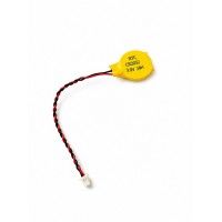 CR2032 3.0V 24H Lithium Coin Cell Battery - 2-Pin JST-SH 1.0mm Connector - With Adhesive Pad