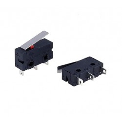 KW-12 3-Pin 5A 250V Micro Switch with Hinge Lever - SPDT NO / NC Snap Action Switch KW-12 3-Pin 5A 250V Micro Switch with Hinge Lever - SPDT NO / NC Snap Action Switch