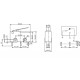 KW-12 3-Pin 5A 250V Micro Switch with Hinge Lever - SPDT NO / NC Snap Action Switch