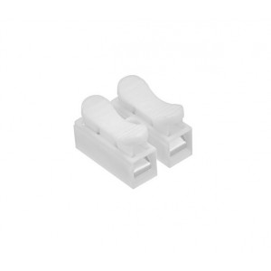 [Pack of 10] KX-P2 2 Pole Quick Wire Connector - Screwless Cable Clamp Terminal Block Connector - 250V 10A