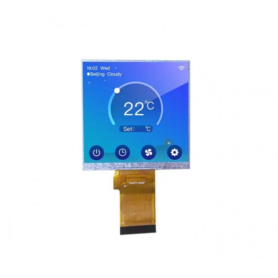 DWIN 4inch IPS TFT LCD, No Touch, IPS TFT 480x480 300nit LCD Display, LI48480T040HA3098