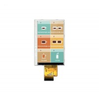 DWIN 4.3inch IPS TFT LCD, Resistive Touch, IPS TFT 480x800 600nit High Brightness LCD Display, LI48800T043TA9098-TR