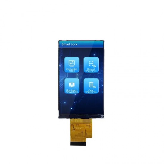 DWIN 4.3inch IPS TFT LCD, Resistive Touch, IPS TFT 480x800 200nit LCD Display, LI48800T043TD3098-TR