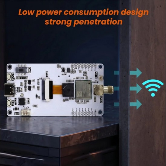 Elecrow ESP32 Wi-Fi HaLow Module with 2MP Camera | 32Mbps High Speed | Long-distance transmission-915MHz Elecrow ESP32 Wi-Fi HaLow Module with 2MP Camera | 32Mbps High Speed | Long-distance transmission-915MHz