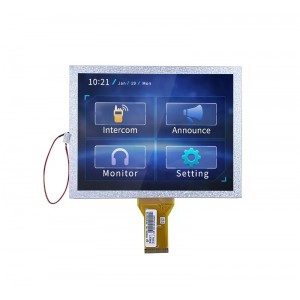 DWIN 8inch TN TFT LCD, NO Touch, TN TFT 800x600 400nit LCD Display, LN80600T080IA4098