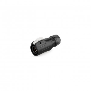 LP12 125V 5A 5Pin Male Plug IP67 Waterproof Power Connector Plastic Shell Solder Terminal - LP-12-C05PE-02-001 LP12 125V 5A 5Pin Male Plug IP67 Waterproof Power Connector Plastic Shell Solder Terminal - LP-12-C05PE-02-001