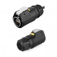 LP24-RJ45 Series RJ45 Male Plug Ethernet Connector IP67 Waterproof - LP-24-C/RJ45/015/PE-41-001