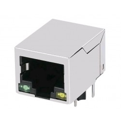 LPJ0011FBNL HY911105A Single Port 8P8C RJ45 Connector With Integrated Magnetics and LEDs LPJ0011FBNL HY911105A Single Port 8P8C RJ45 Connector With Integrated Magnetics and LEDs
