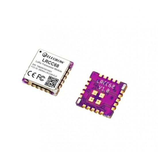 Elecrow LRCC68 Long-Range LoRa Wireless Transceiver Module | Ultra-Low Power | IoT/Industrial - Support 850~930MHz LoRa Band