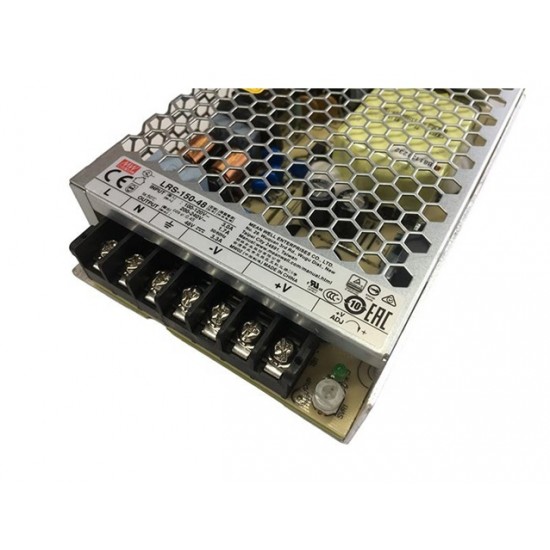 Mean Well LRS-150-48 48V 3.3A 158.4W Single Output Switching Power Supply (SMPS) Mean Well LRS-150-48 48V 3.3A 158.4W Single Output Switching Power Supply (SMPS)