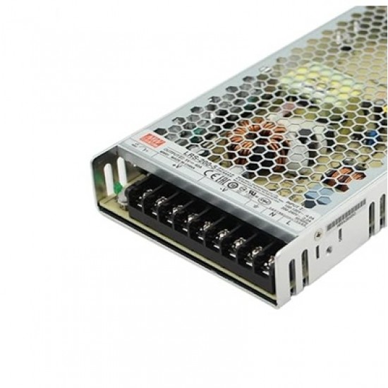 Mean Well LRS-200-5 5V 40A 200W Single Output Switching Power Supply (SMPS) Mean Well LRS-200-5 5V 40A 200W Single Output Switching Power Supply (SMPS)