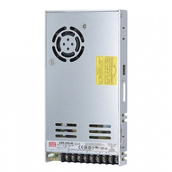 Mean Well LRS-350-48 48V 7.3A 350.4W Switching Power Supply (SMPS) – Single Output Mean Well LRS-350-48 48V 7.3A 350.4W Switching Power Supply (SMPS) – Single Output