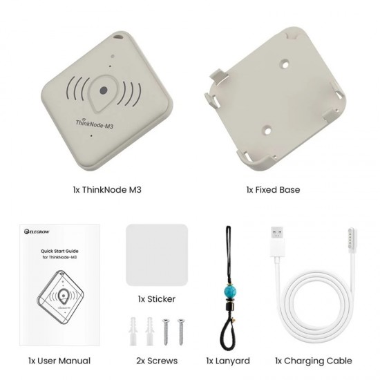 Elecrow ThinkNode M3 Tracker Card - Meshtastic Tracker With GPS/WiFi/BLE function For Indoor and Outdoor Positioning-868/915 MHz