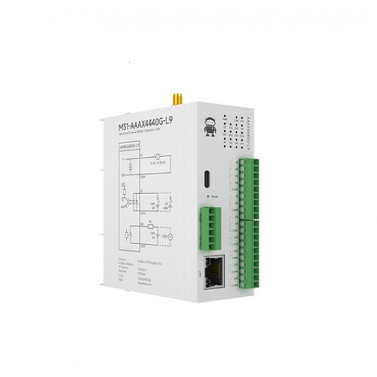 Ebyte M31-AAAX4440G-L9 4DI + 4AI + 4DO LoRa Host Wireless Remote IO Module Multi-Channel Analog/Switch Quantity Acquisition Control