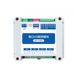 Ebyte MA01-XACX0440 4AI + 4DO RS485 ModBus RTU I/O Network Module with Serial Port 