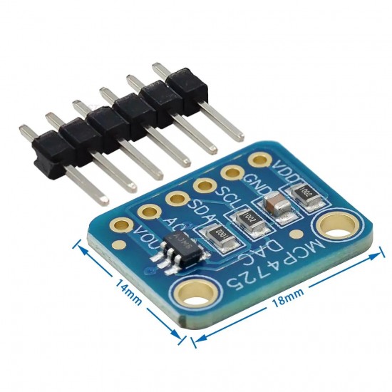 CJMCU-MCP4725 12-Bit I2C DAC Breakout Development Board