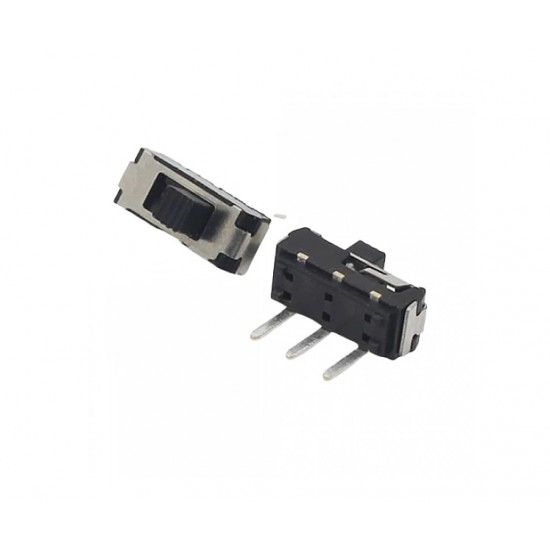 MSS22D18 Slide Switch - Right Angle - ON-OFF - 3 Legs - 2mm Pitch - PCB Mount