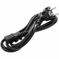 Mean Well EU1-MC13 AC Power Cord with 3 Pin IEC C13 Connector – 250V 10A - 1.8 Meter Cable Length